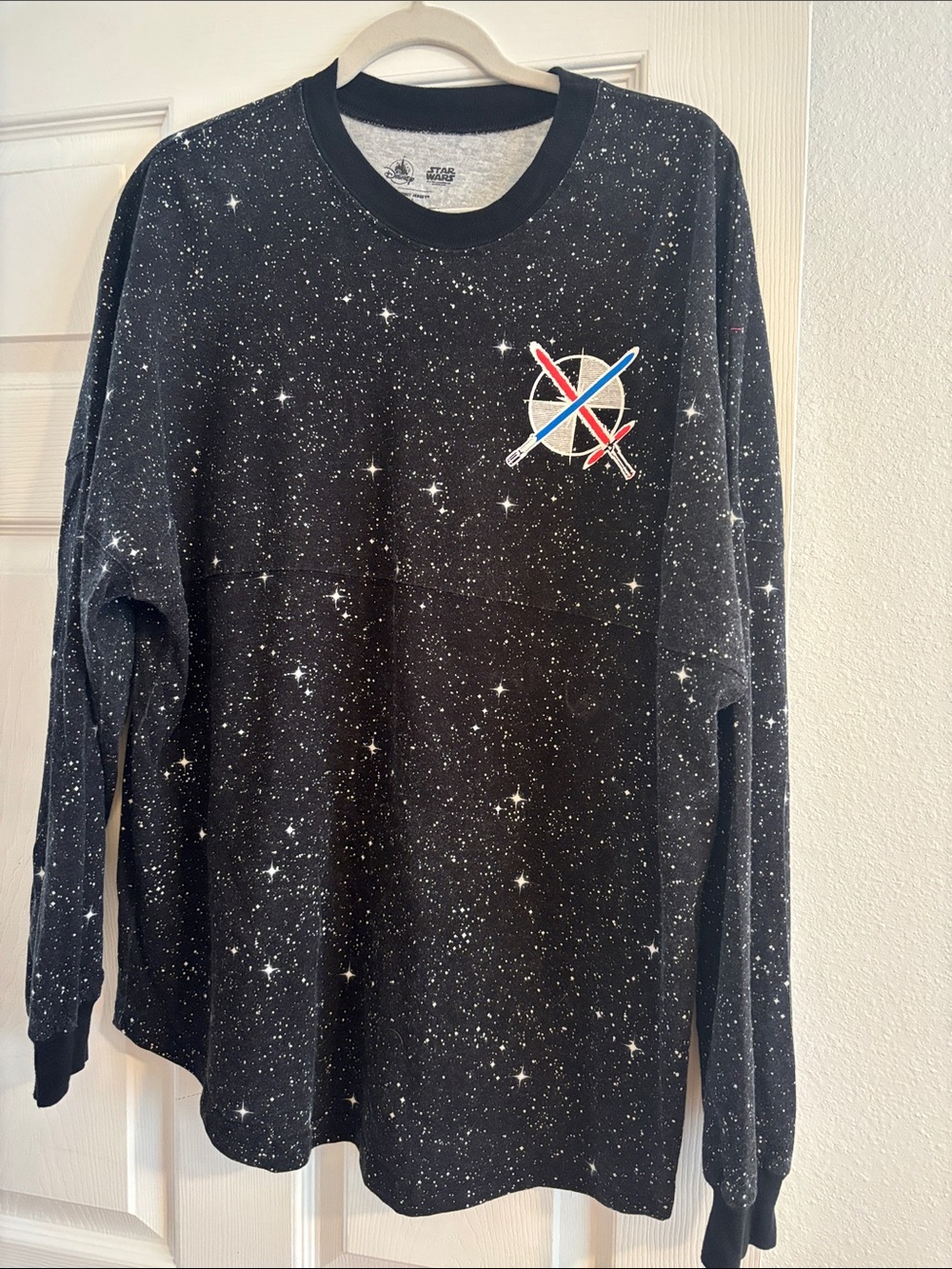 Star Wars Disney Rise of Skywalker Starry Black Spirit Jersey Unisex